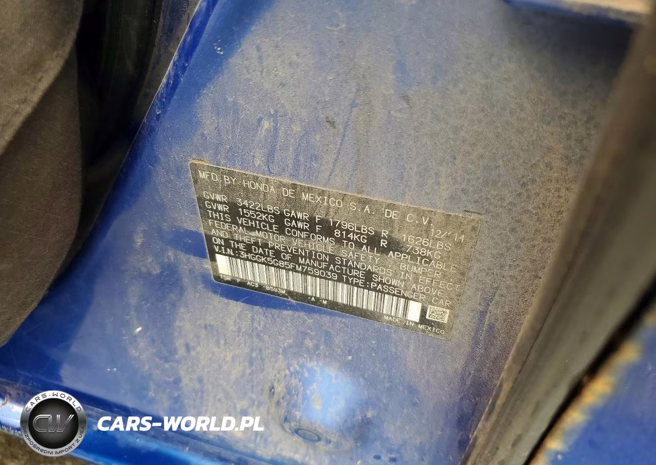 2015 Honda Fit Ex VIN:3HGGK5G85FM759039 - 12