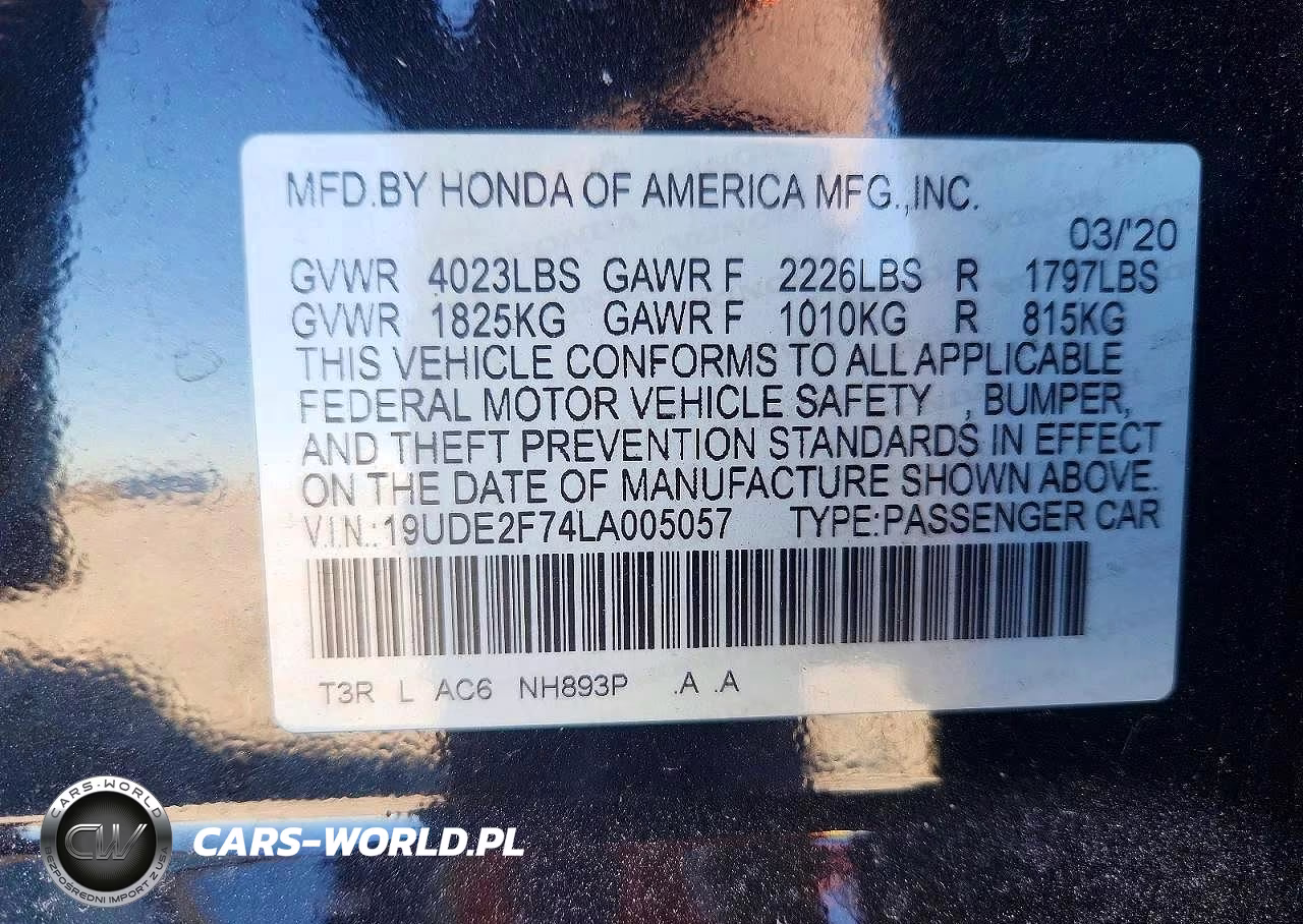 2020 Acura Ilx Premium Package-Technology Package VIN:19UDE2F74LA005057 - 12