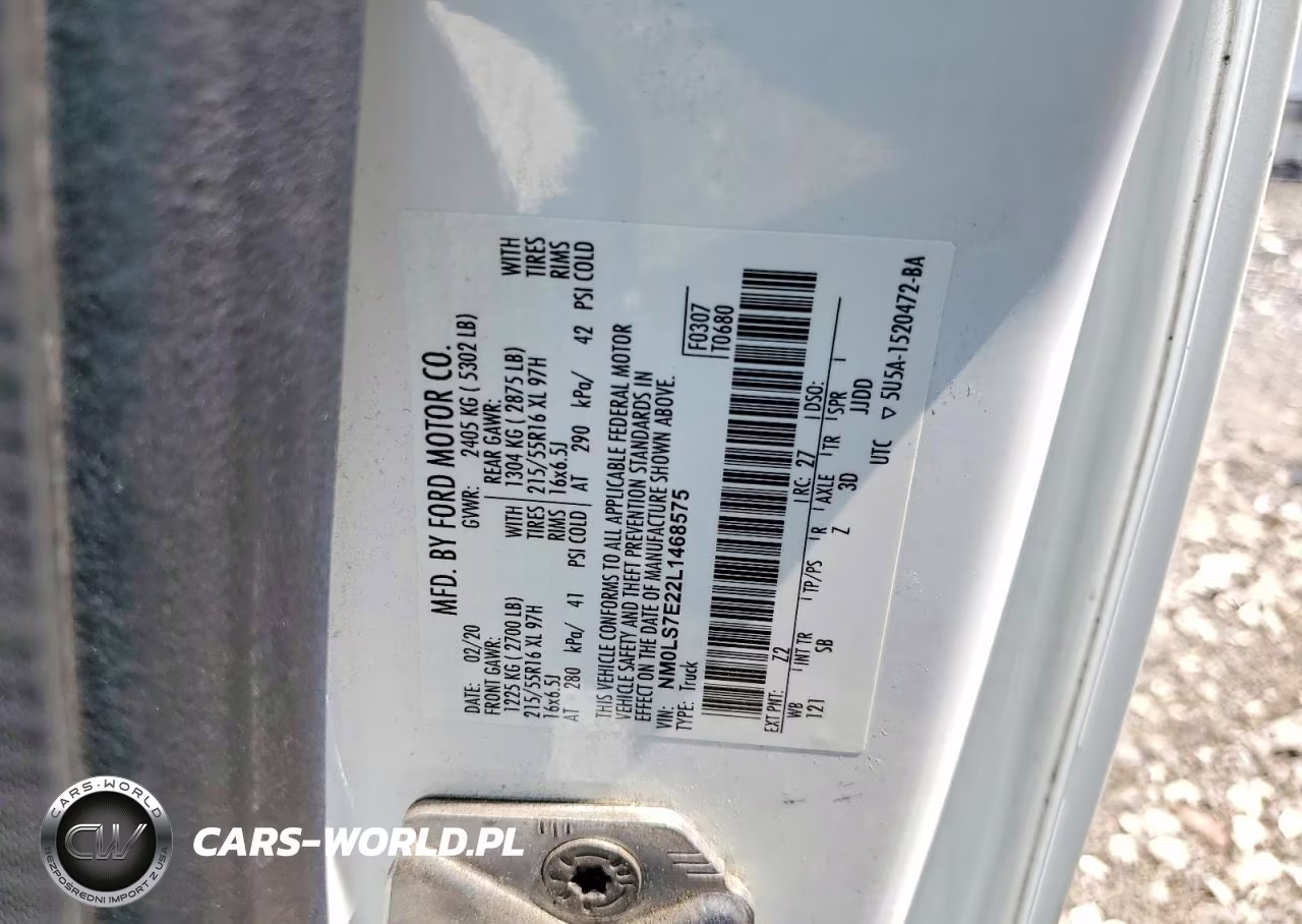 2020 Ford Transit Connect Xl Delivery Van VIN:NM0LS7E22L1468575 - 13