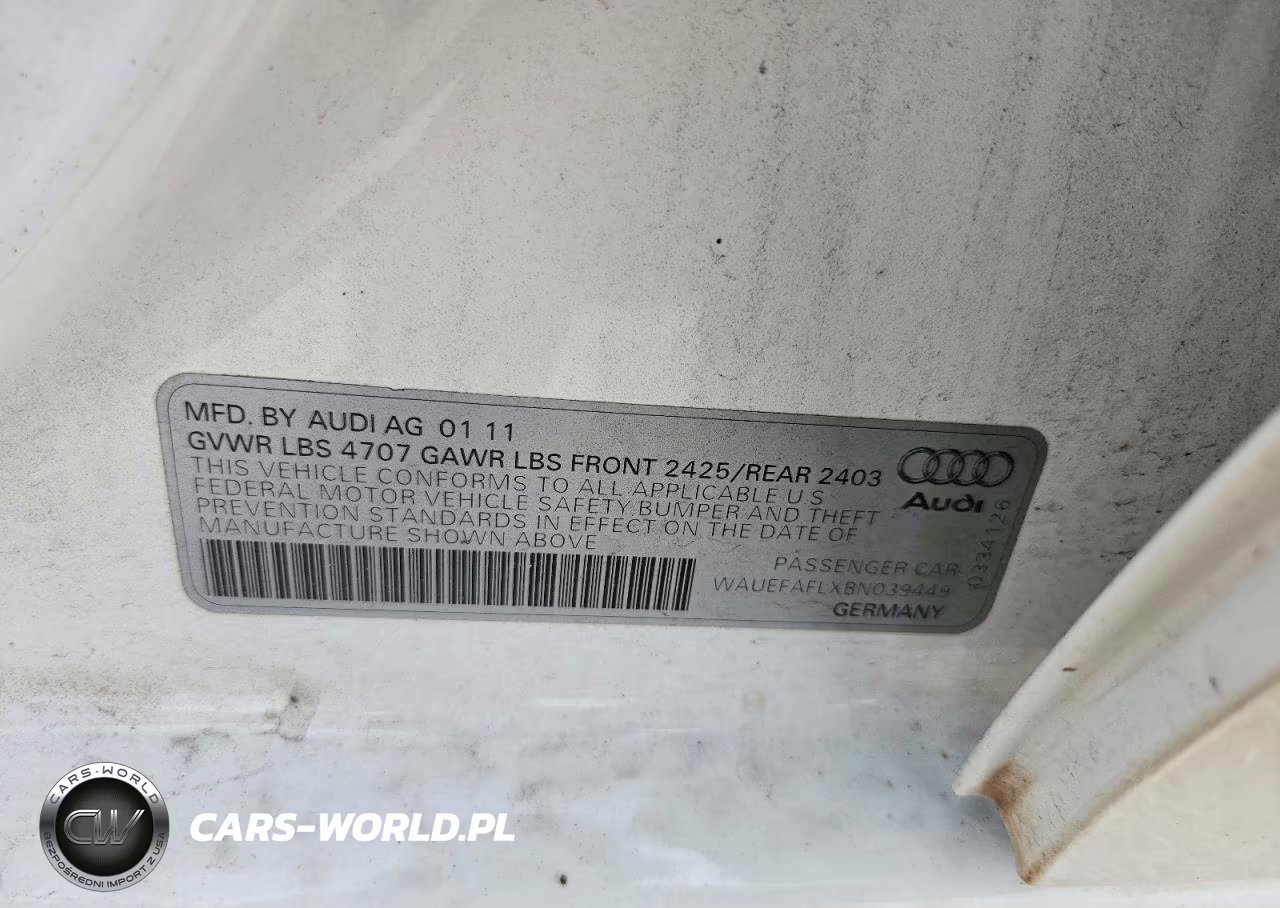 2011 Audi A4 Premium Plus VIN:WAUEFAFLXBN039449 - 12