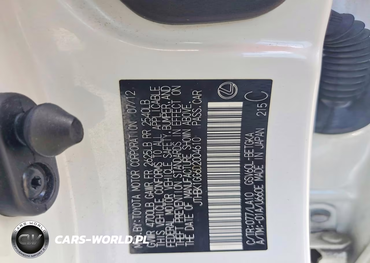 2013 Lexus Es 350 VIN:JTHBK1GG6D2004610 - 12