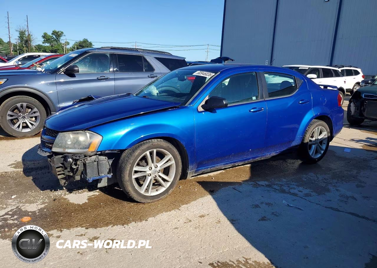 2014 Dodge Avenger Se VIN:1C3CDZAB2EN133315 - 1