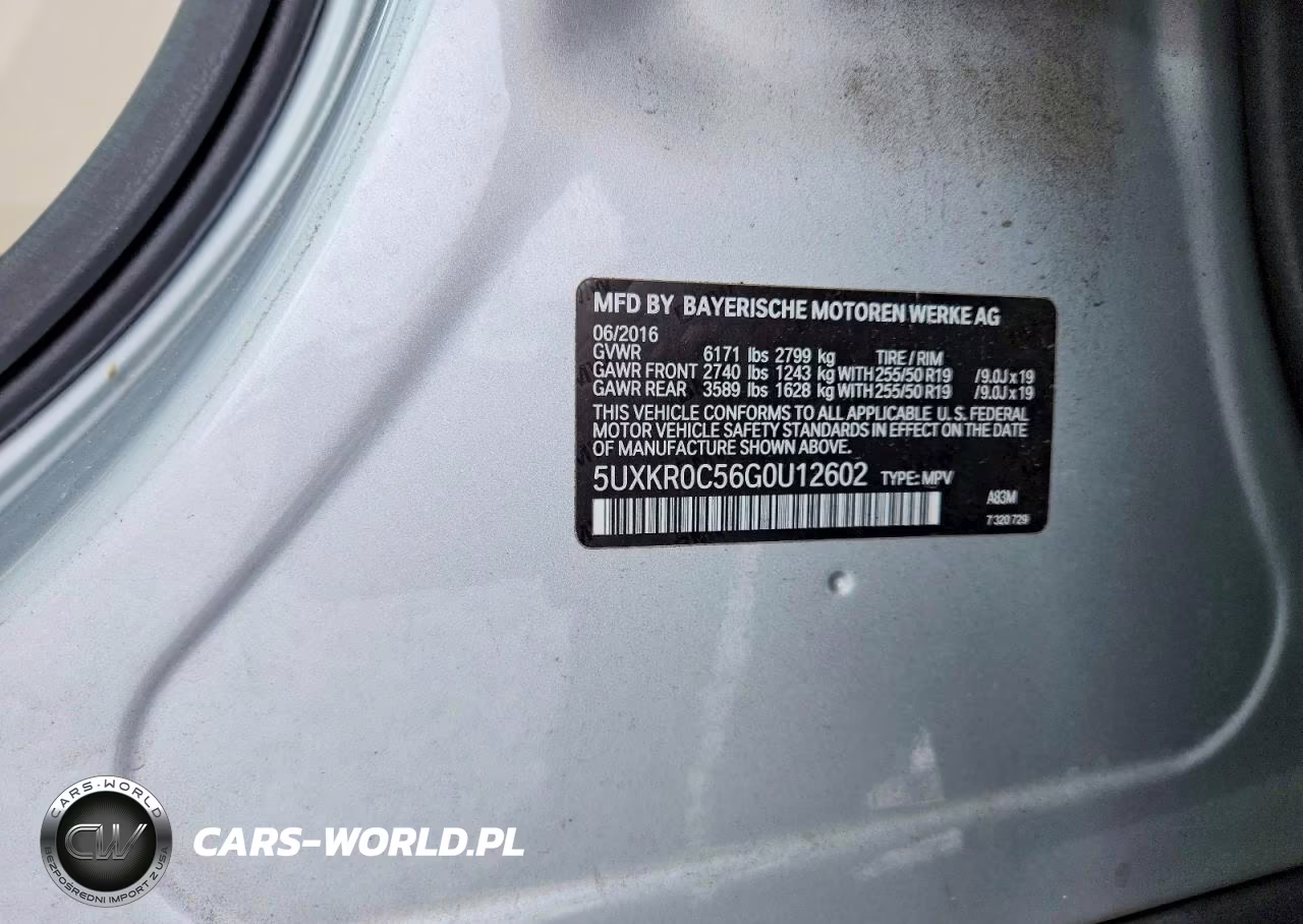 2016 BMW X5 xDrive35I VIN:5UXKR0C56G0U12602 - 13