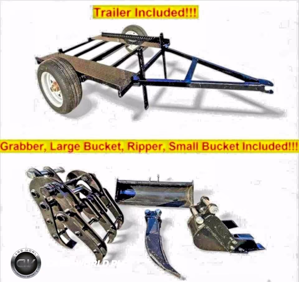 2026 1 Ton Canopy + Hydraulic Thumb + Trailer + Grabber + Ripper + 200Mm Bucket + Large Bucket VIN:38910491 - 4