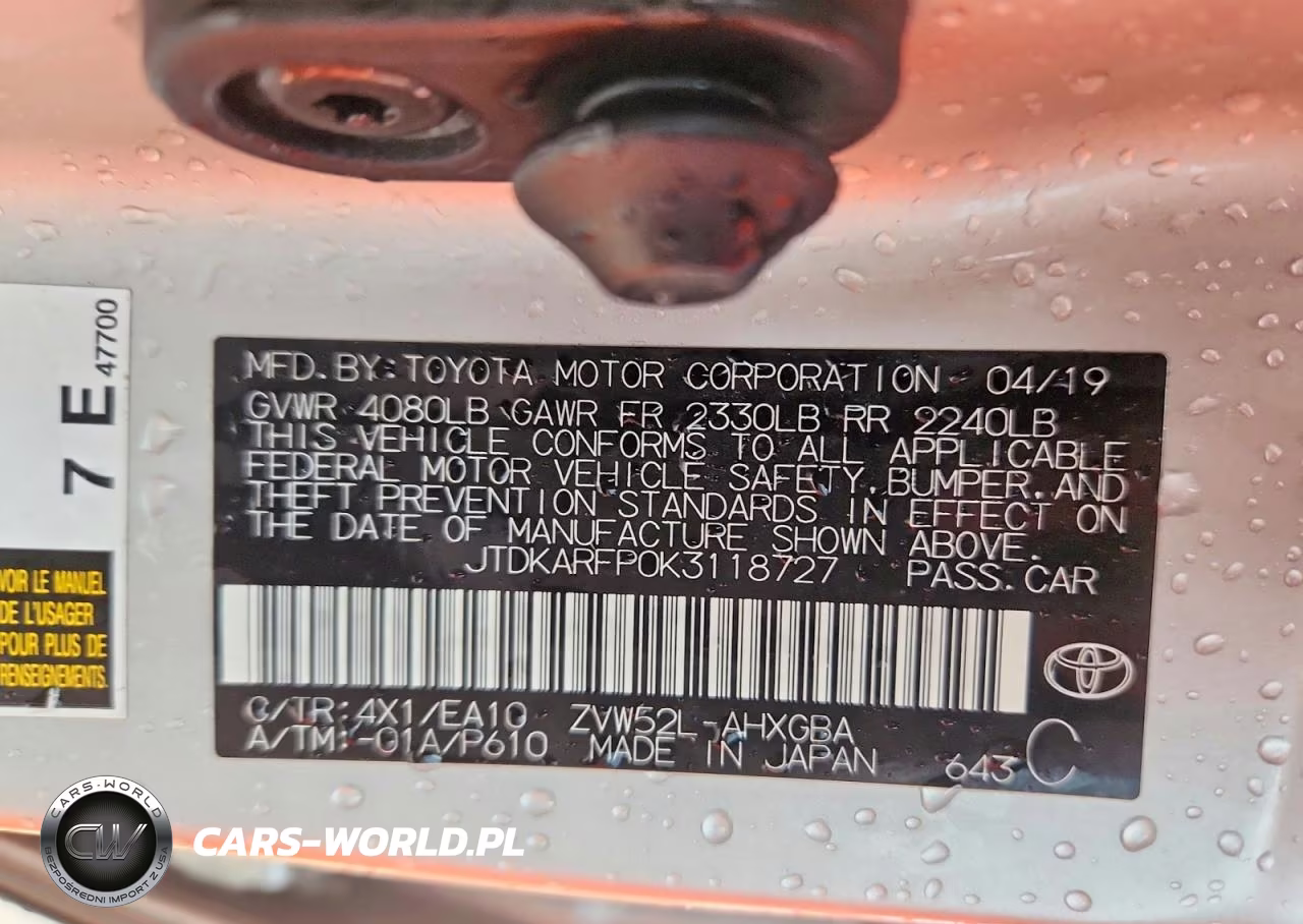 2019 Toyota Prius Prime Premium VIN:JTDKARFP0K3118727 - 12