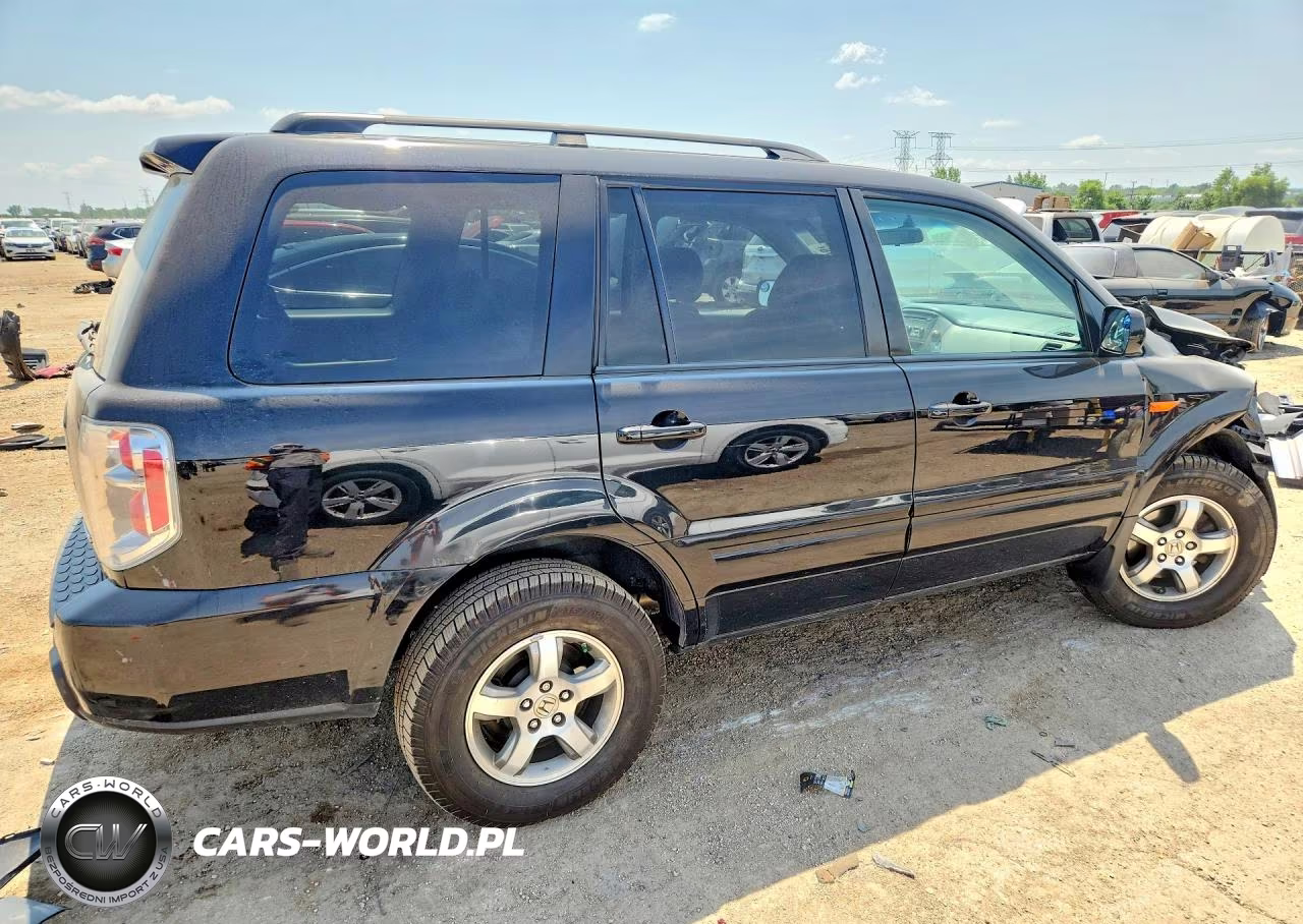 2006 Honda Pilot Ex VIN:2HKYF18486H548211 - 3