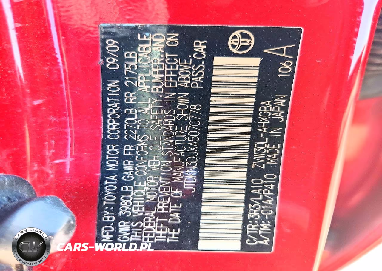 2010 Toyota Prius Iv VIN:JTDKN3DUXA5070778 - 13