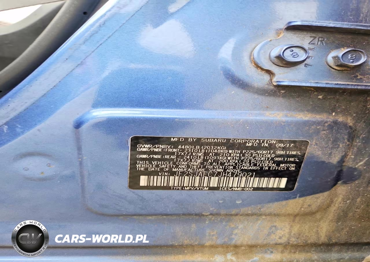 2018 Subaru Forester 2.5I Premium VIN:JF2SJAEC7JH479021 - 13