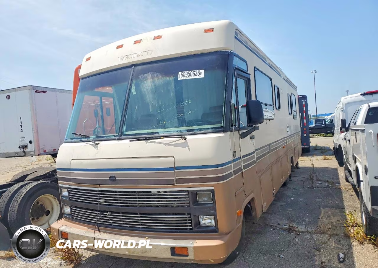 1989 Winnebago Superchief Rv VIN:1GBKP37WXK3312851 - 2