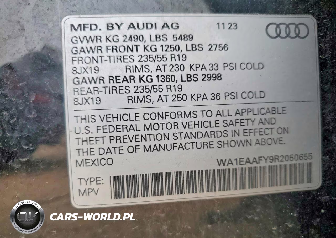 2024 Audi Q5 Premium Plus 45 VIN:WA1EAAFY9R2050655 - 14
