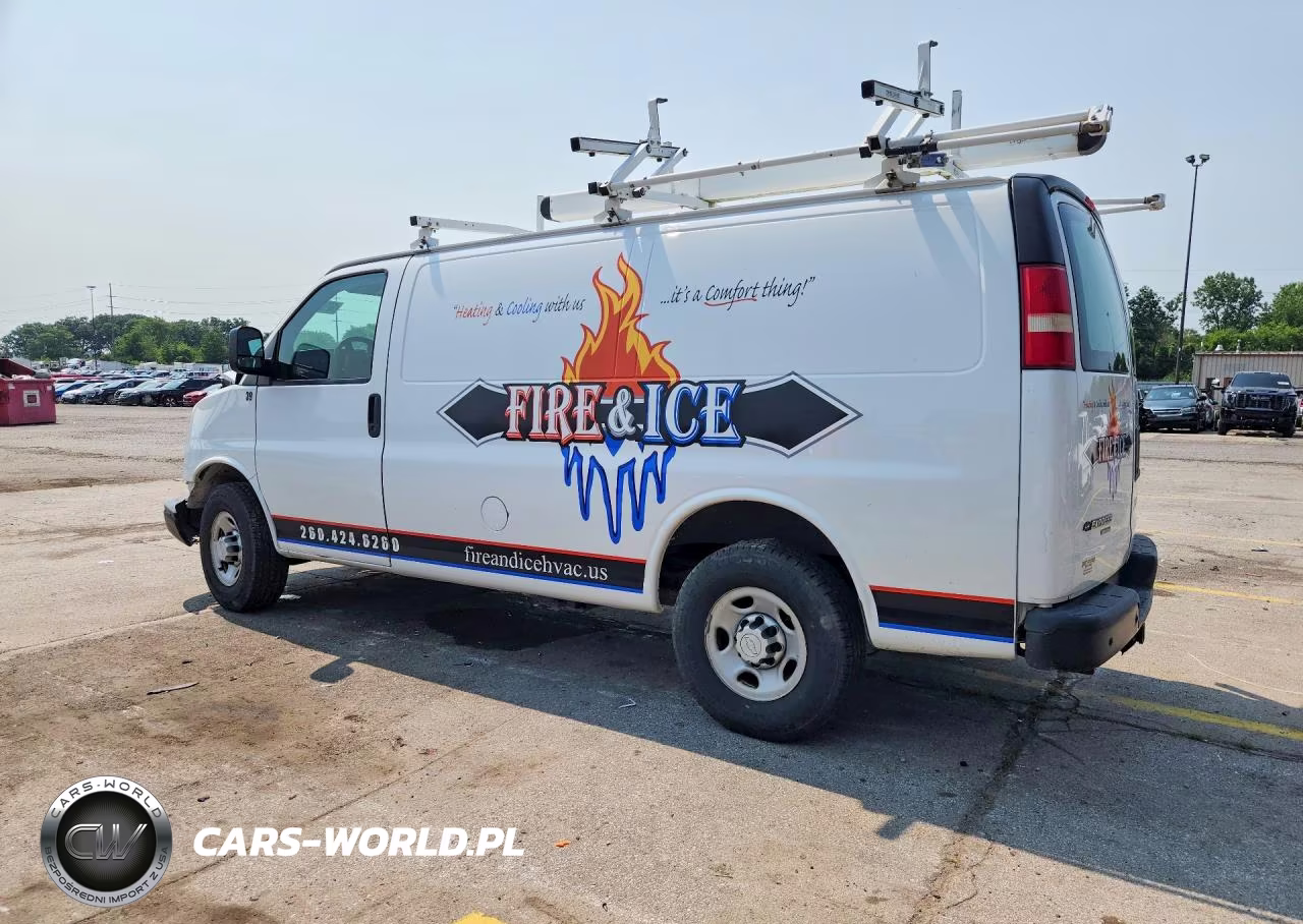 2014 Chevrolet Express 2500 Cargo Delivery Van VIN:1GCWGFCA1E1205860 - 2