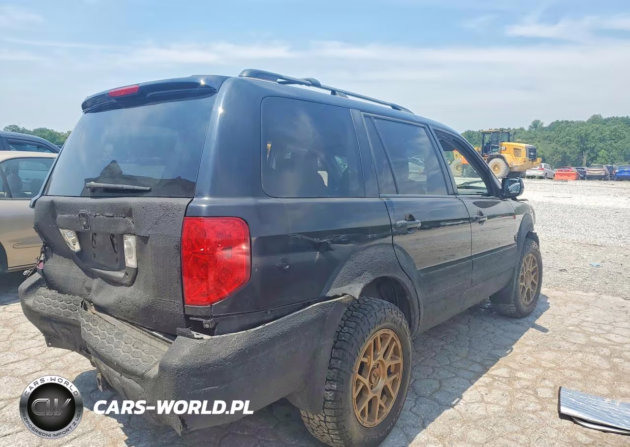 2005 Honda Pilot Exl VIN:2HKYF18795H545472 - 3