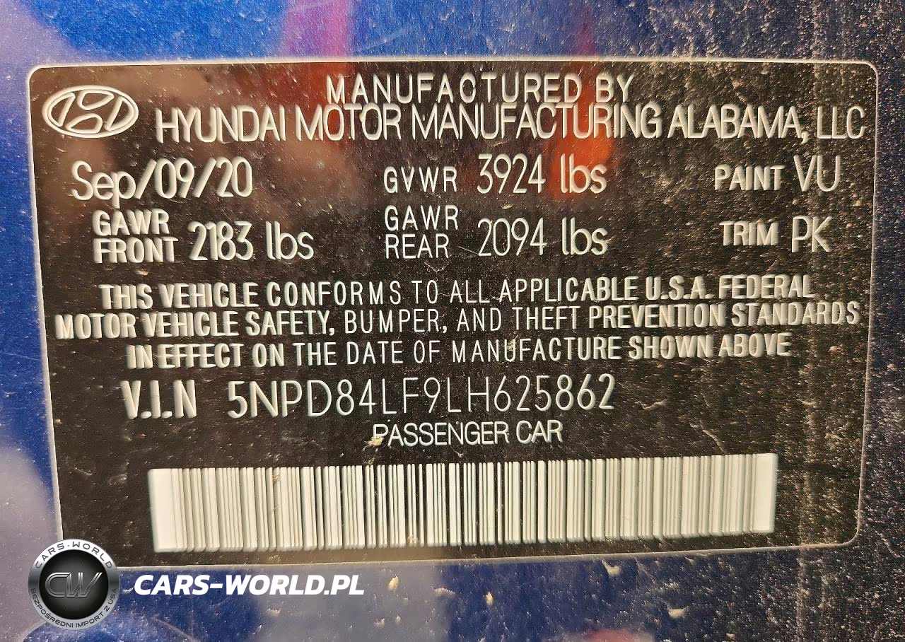 2020 Hyundai Elantra Sel VIN:5NPD84LF9LH625862 - 13
