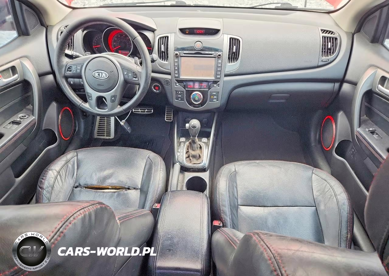 2011 Kia Forte Sx VIN:KNAFW6A37B5451496 - 8