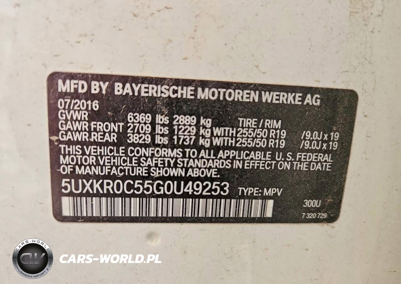 2016 BMW X5 xDrive35I VIN:5UXKR0C55G0U49253 - 13