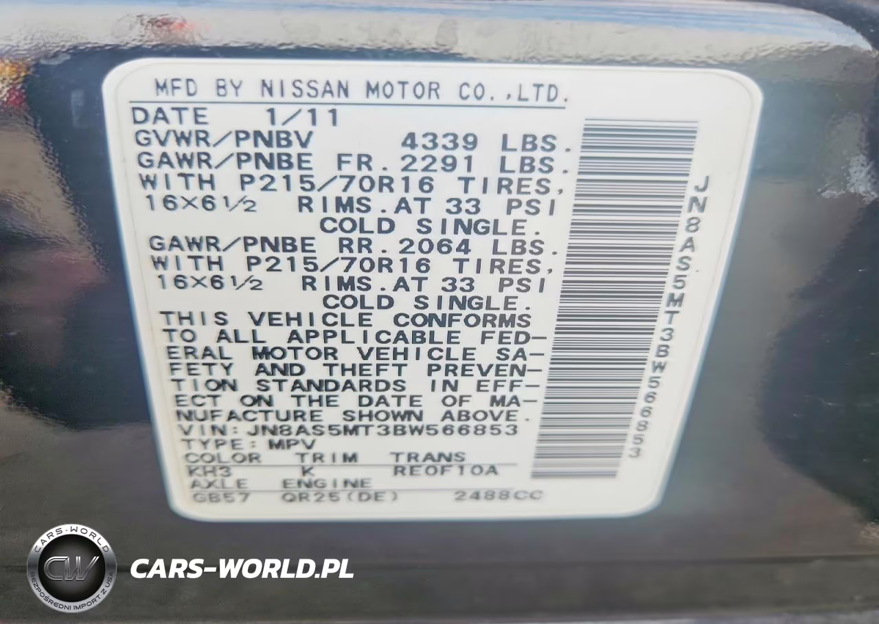 2011 Nissan Rogue S-Sv-Krom VIN:JN8AS5MT3BW566853 - 13