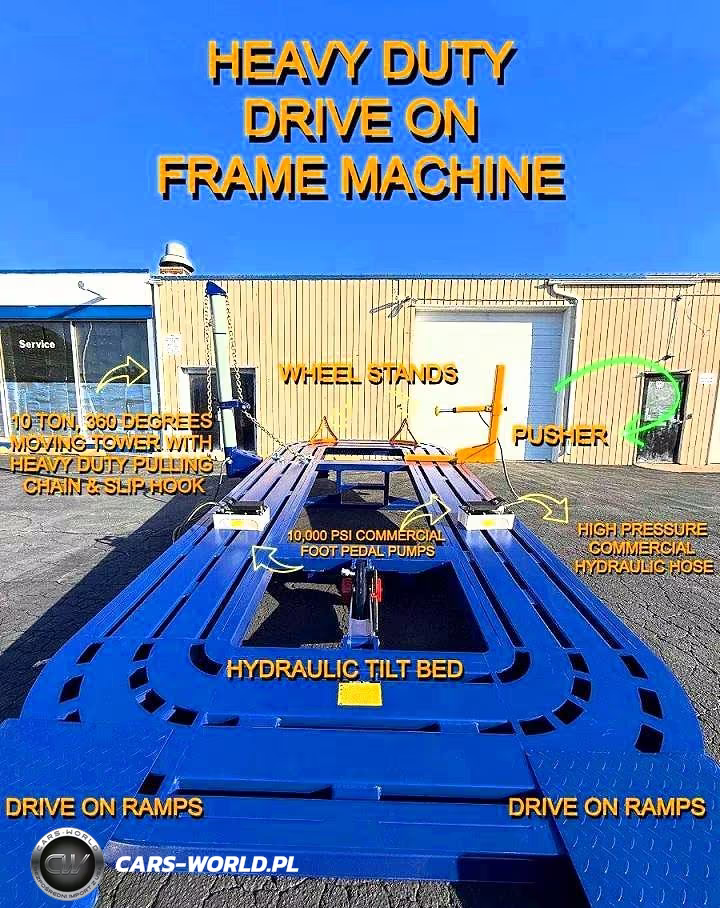 2026 Drive On Tilt Bed Frame Machine + Pusher – zdjęcie 1 z 10