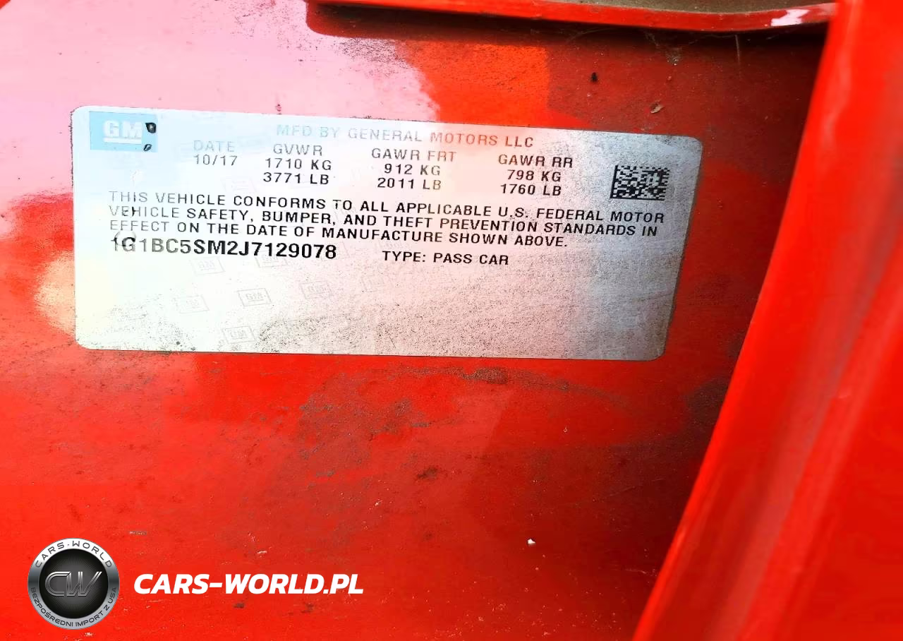 2018 Chevrolet Cruze Ls VIN:1G1BC5SM2J7129078 - 13