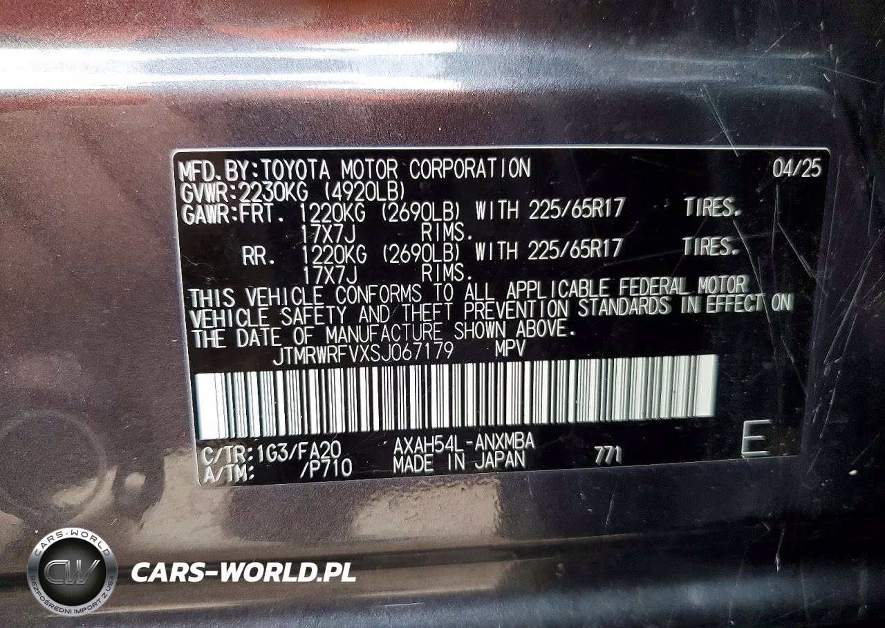 2025 Toyota Rav4 Hybrid Xle VIN:JTMRWRFVXSJ067179 - 13