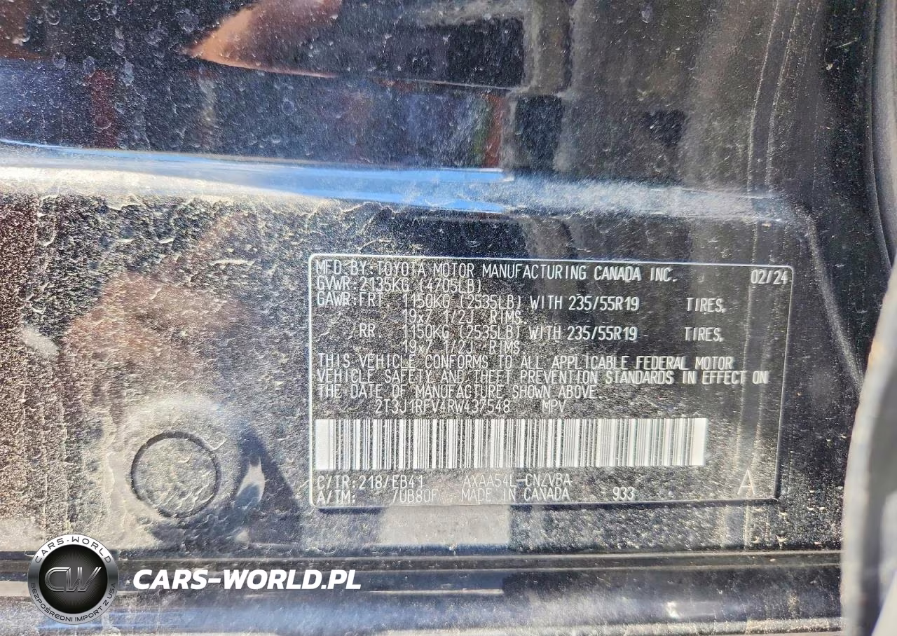 2024 Toyota Rav4 Adventure VIN:2T3J1RFV4RW437548 - 13
