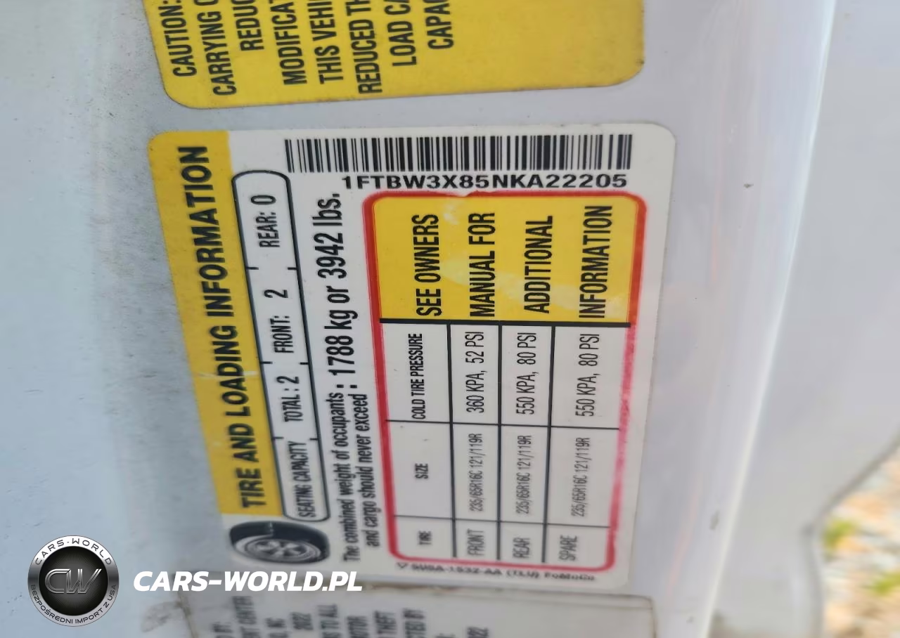 2022 Ford Transit 350 Delivery Van VIN:1FTBW3X85NKA22205 - 13