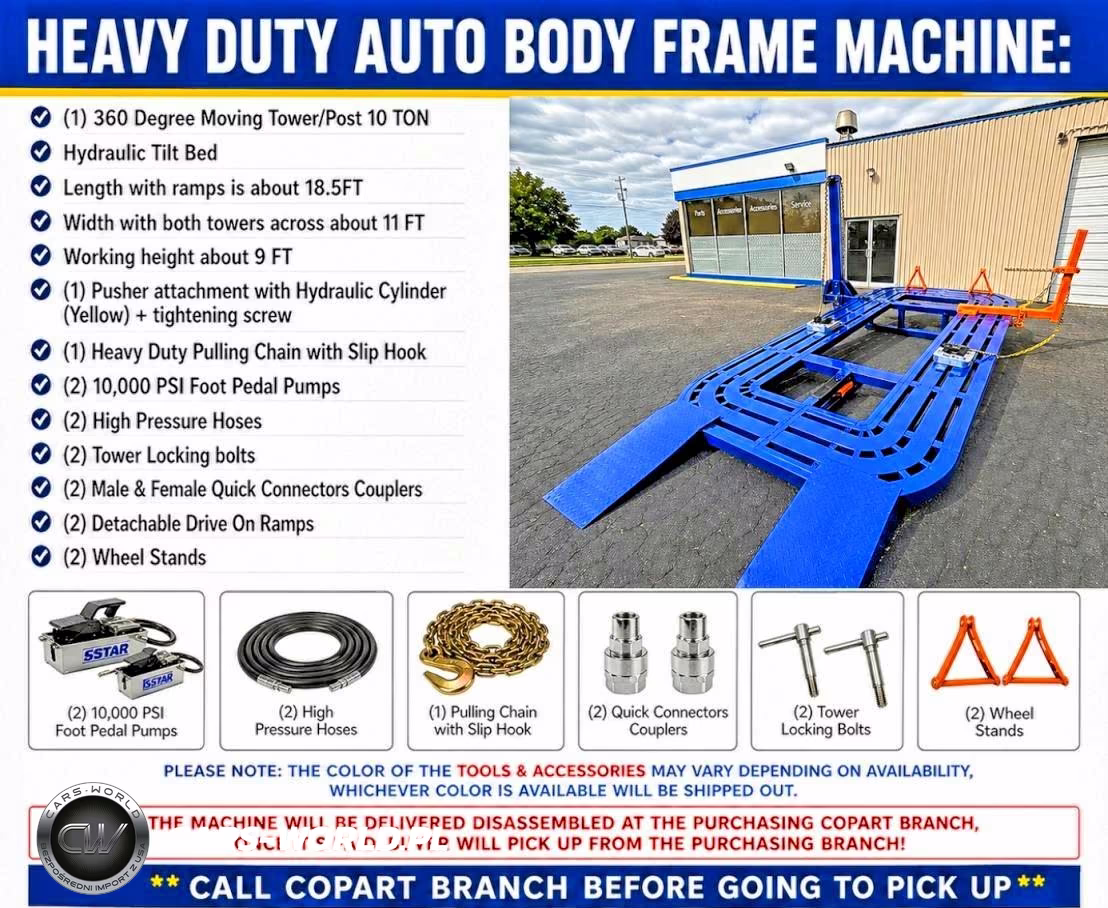 2026 Drive On Tilt Bed Frame Machine + Pusher VIN:38912001 - 10