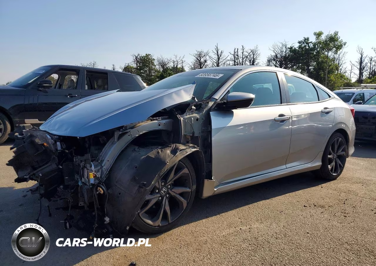 2020 Honda Civic Sport VIN:19XFC2F80LE213732 - 1