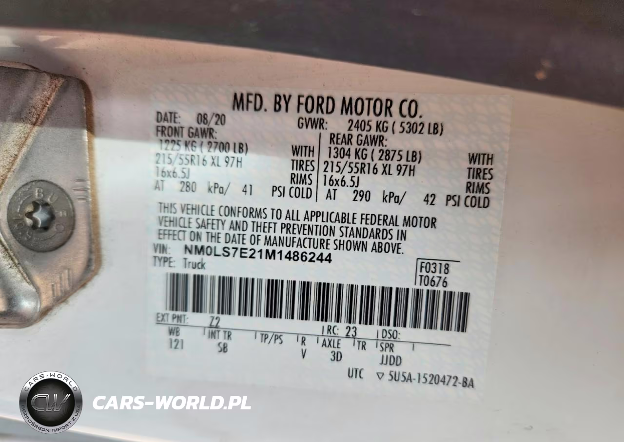 2021 Ford Transit Connect Xl Delivery Van VIN:NM0LS7E21M1486244 - 13