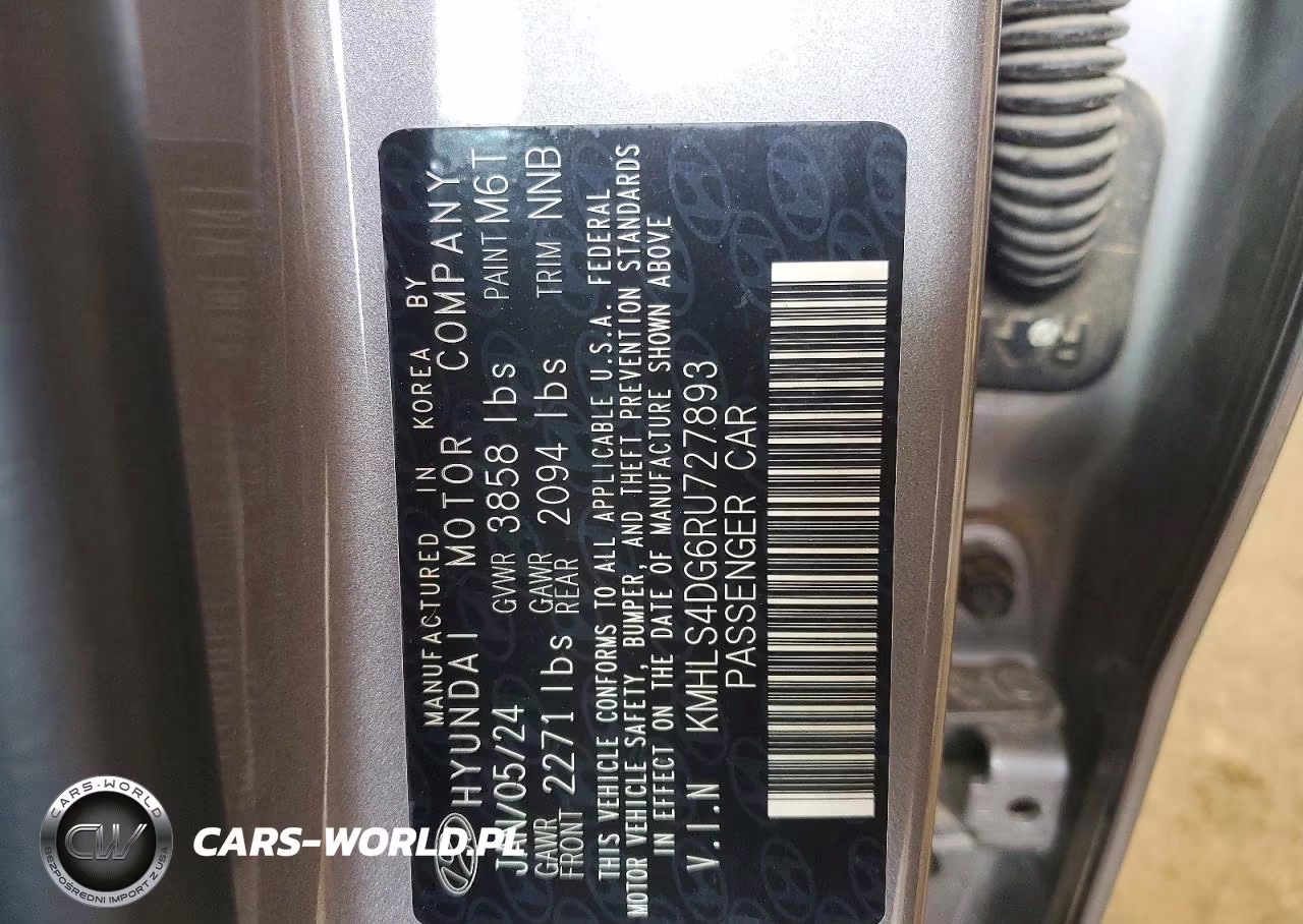 2024 Hyundai Elantra Sel VIN:KMHLS4DG6RU727893 - 12