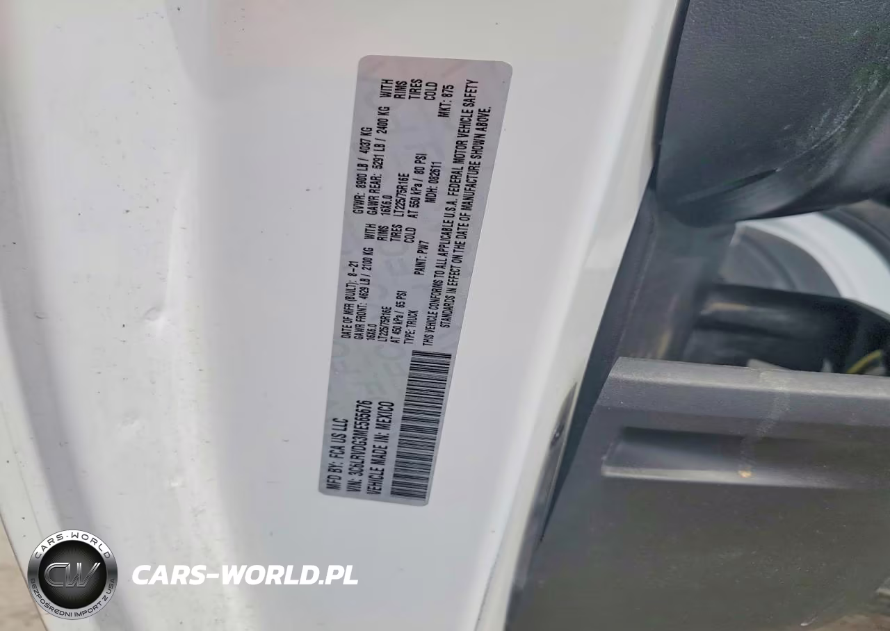 2021 Ram Promaster 2500 2500 High VIN:3C6LRVDG3ME565676 - 13