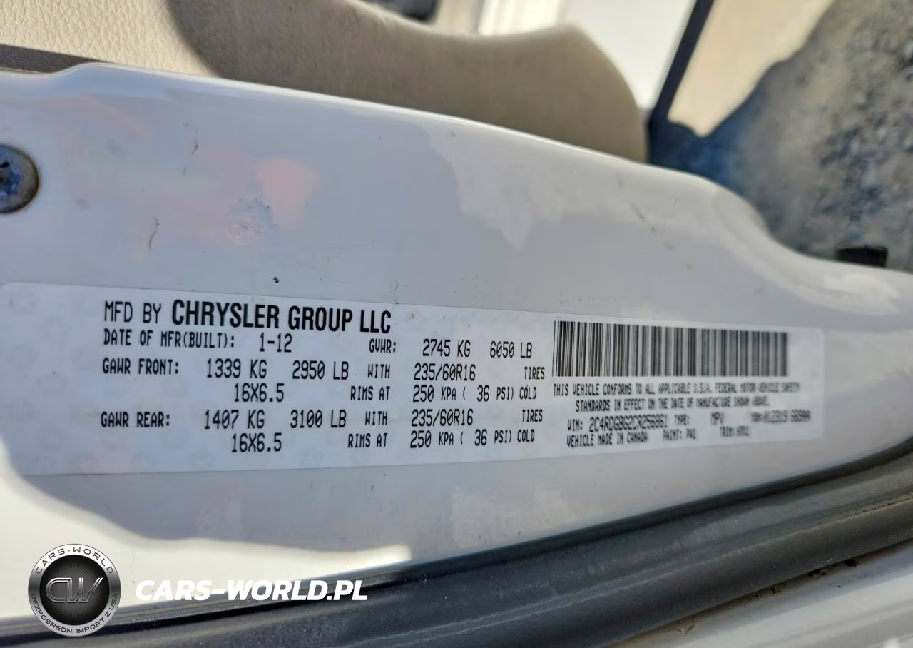 2012 Dodge Grand Caravan Se VIN:2C4RDGBG2CR256861 - 13