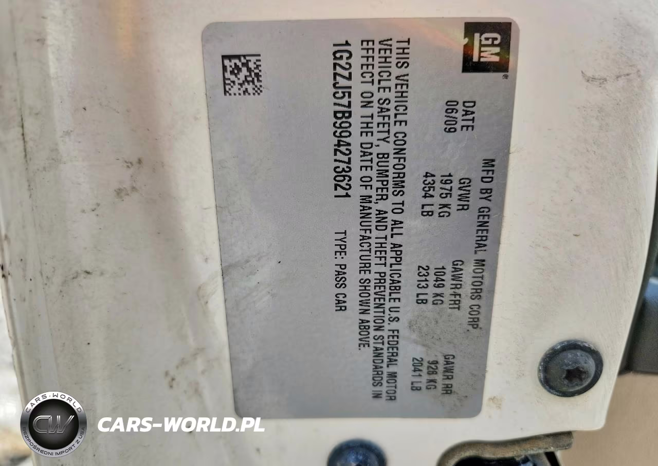 2009 Pontiac G6 VIN:1G2ZJ57B994273621 - 12