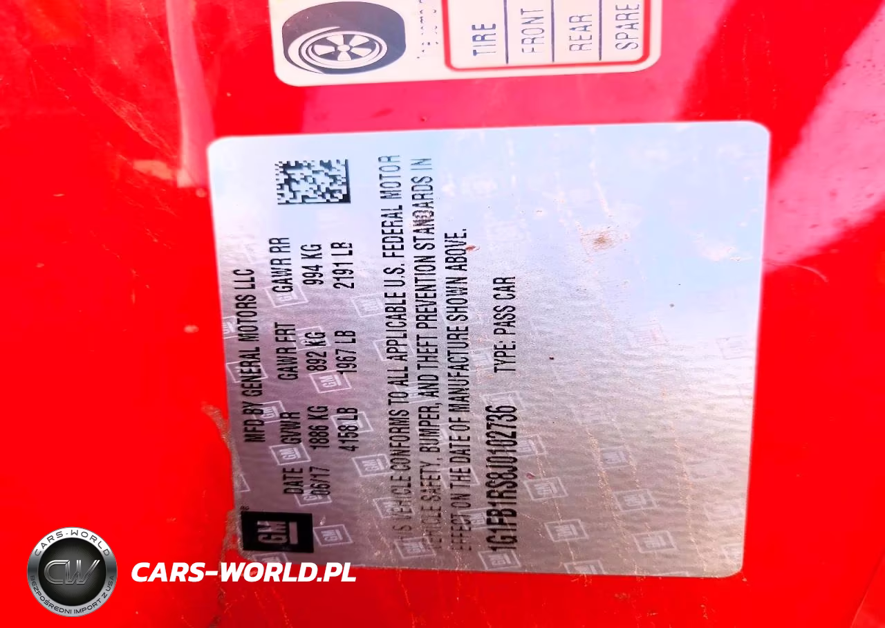 2018 Chevrolet Camaro Lt VIN:1G1FB1RS8J0102736 - 12