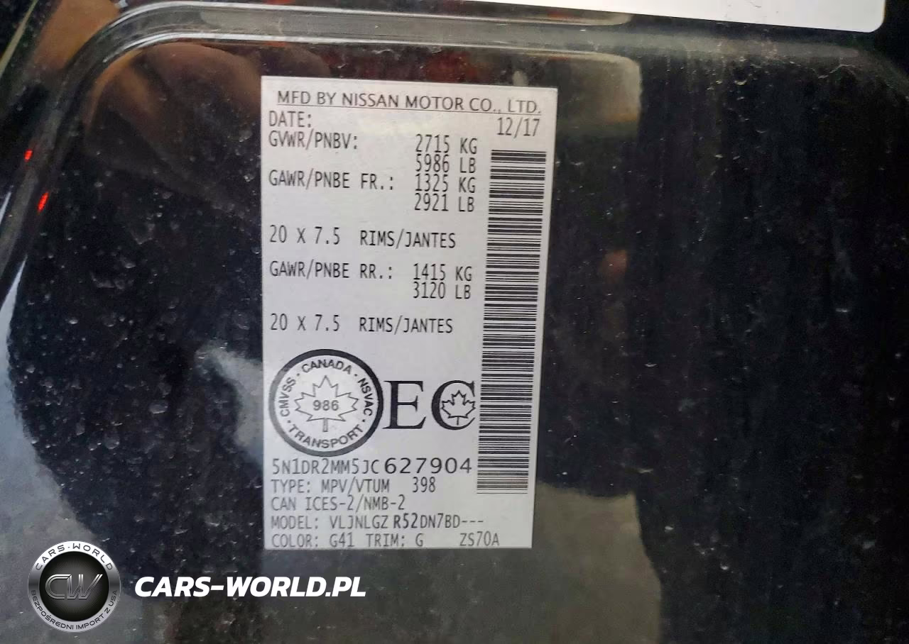 2018 Nissan Pathfinder S-Sv-Sl-Platinum VIN:5N1DR2MM5JC627904 - 13