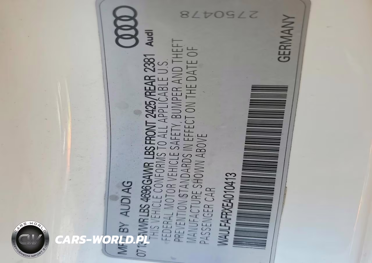 2014 Audi A5 Premium Plus VIN:WAULFAFRXEA010413 - 12