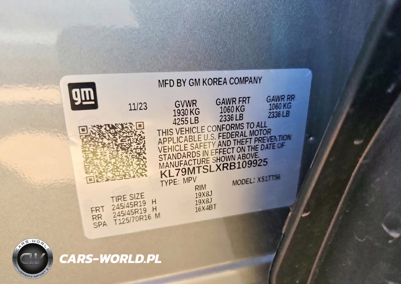 2024 Chevrolet Trailblazer Rs VIN:KL79MTSLXRB109925 - 12