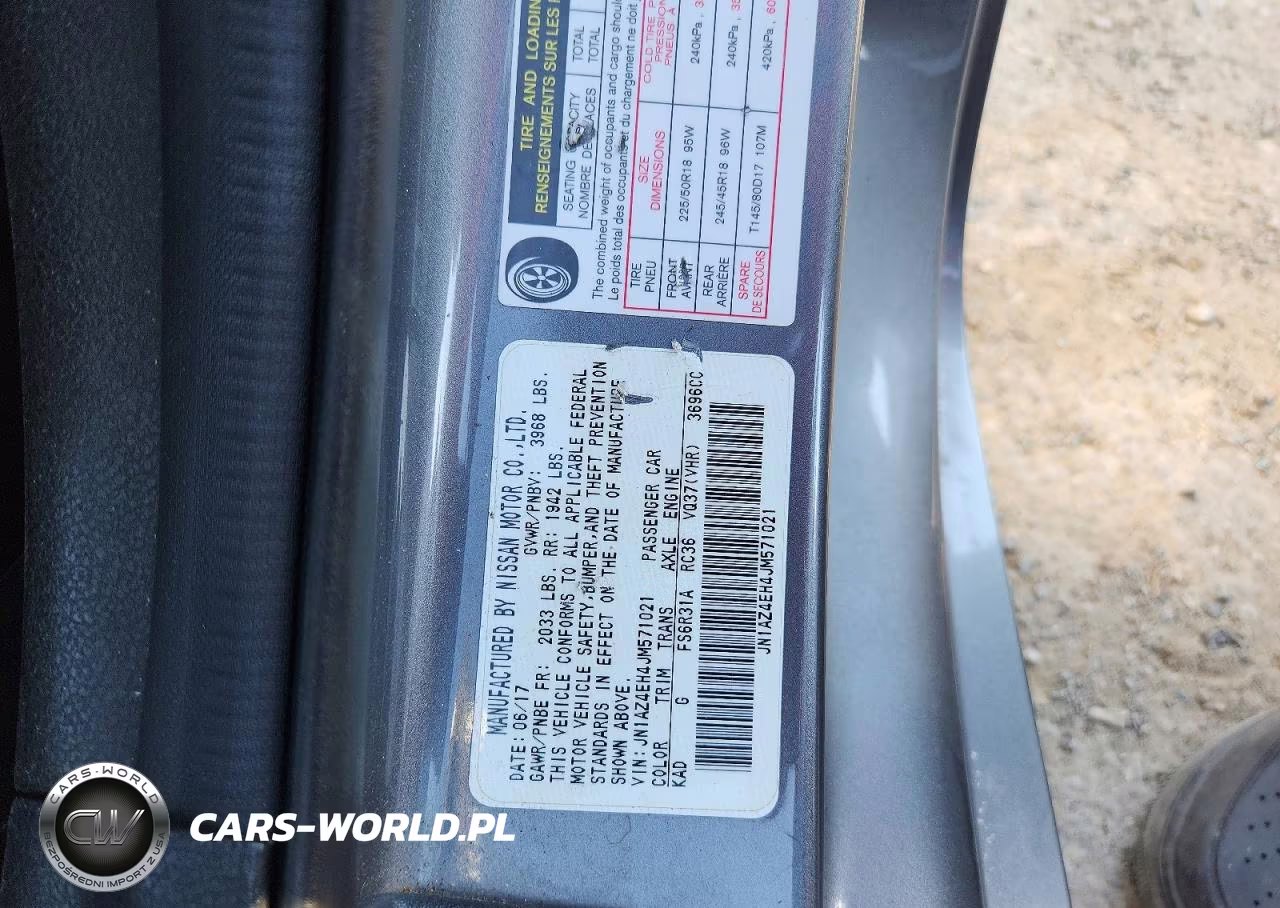 2018 Nissan 370Z Base VIN:JN1AZ4EH4JM571021 - 12