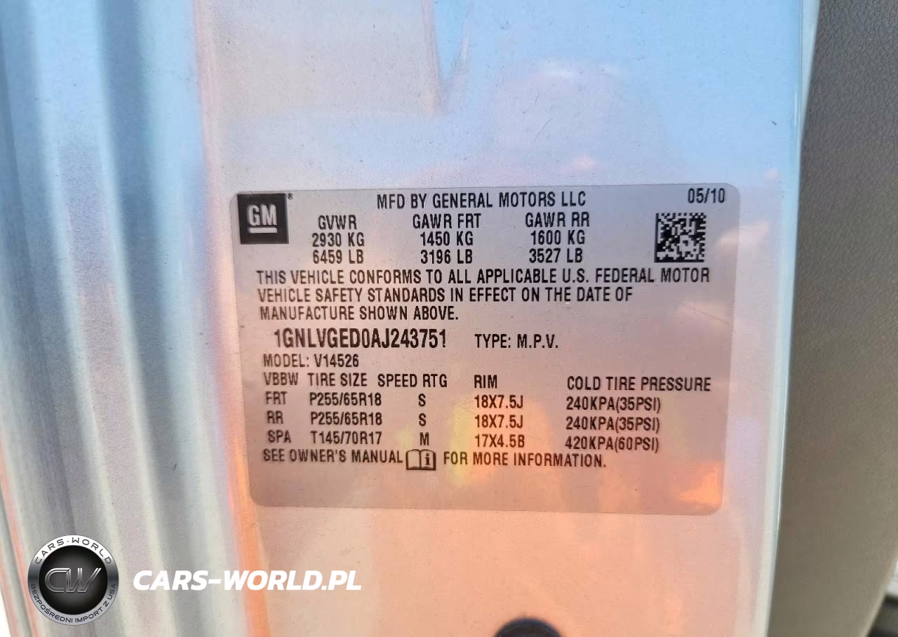 2010 Chevrolet Traverse Lt VIN:1GNLVGED0AJ243751 - 14