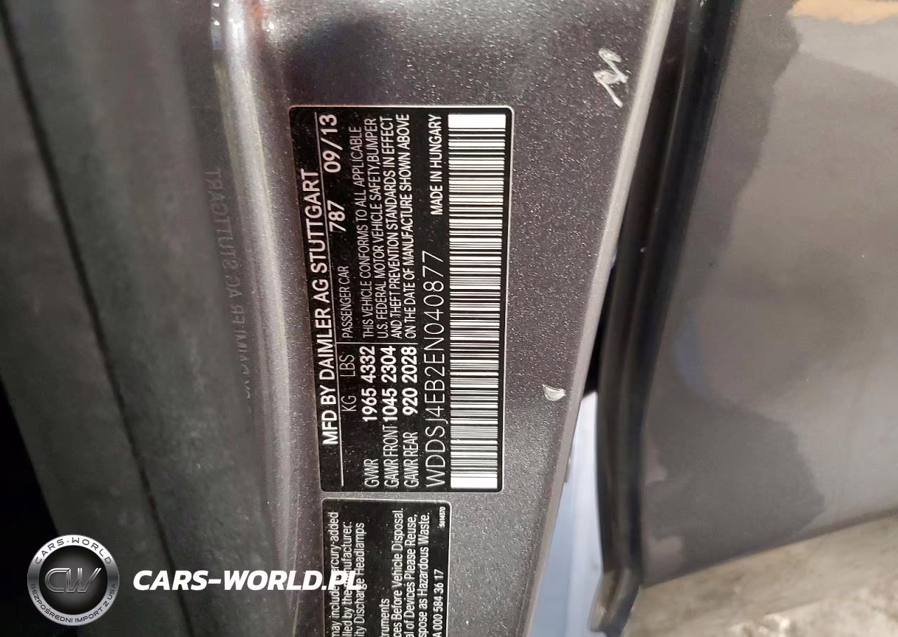 2014 Mercedes-Benz Cla 250 VIN:WDDSJ4EB2EN040877 - 12