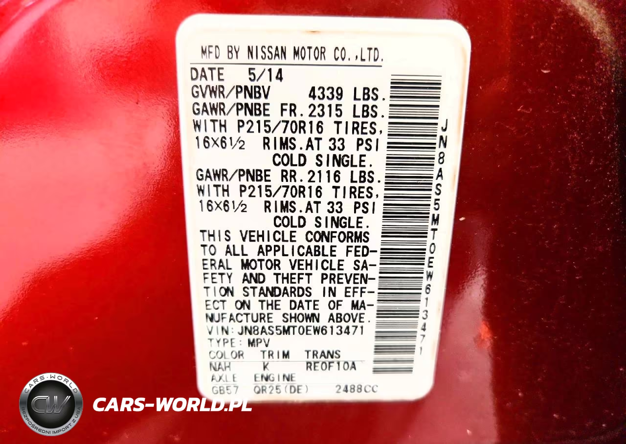 2014 Nissan Rogue Select S VIN:JN8AS5MT0EW613471 - 13