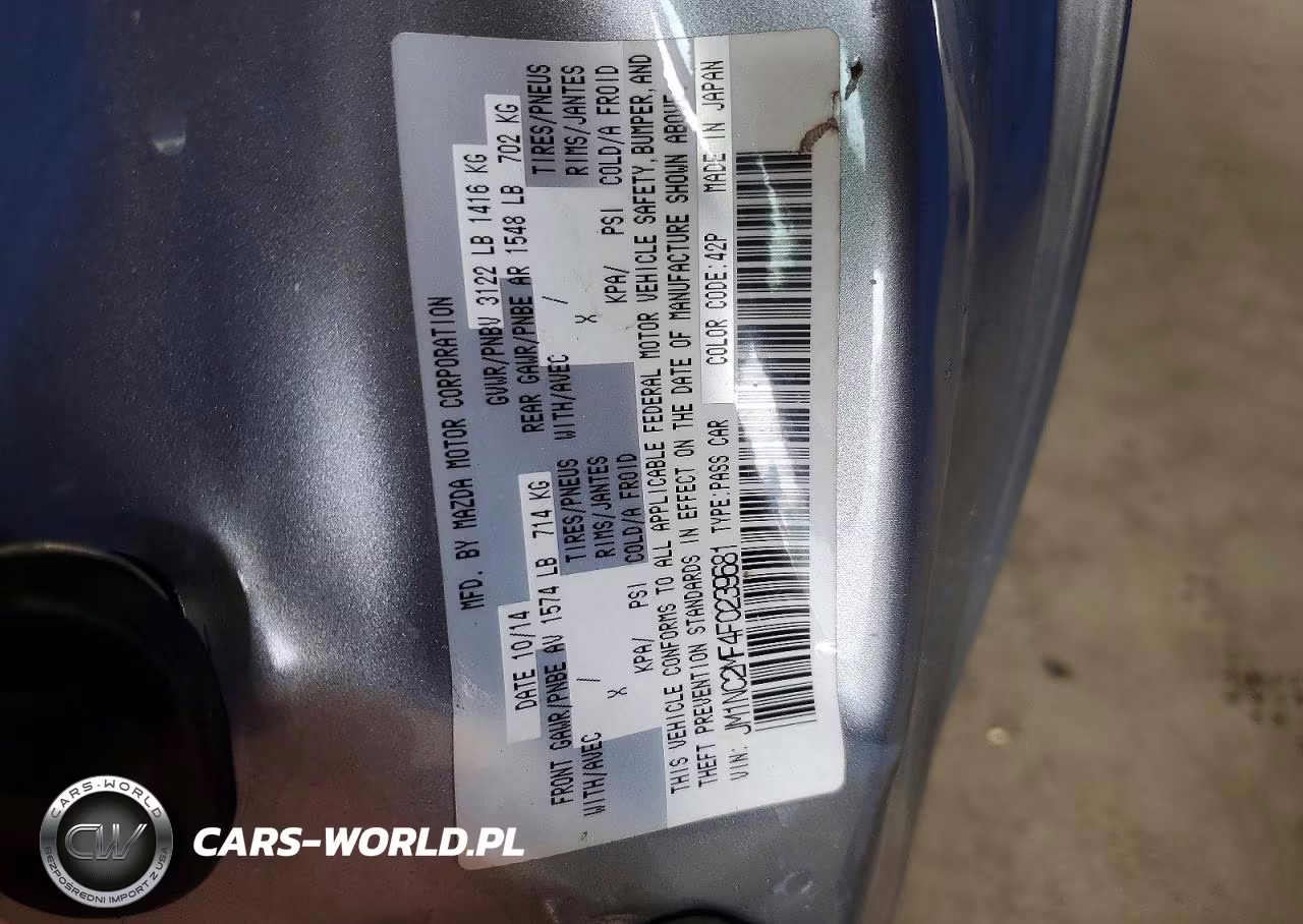 2015 Mazda Mx-5 Miata Club VIN:JM1NC2MF4F0239681 - 12