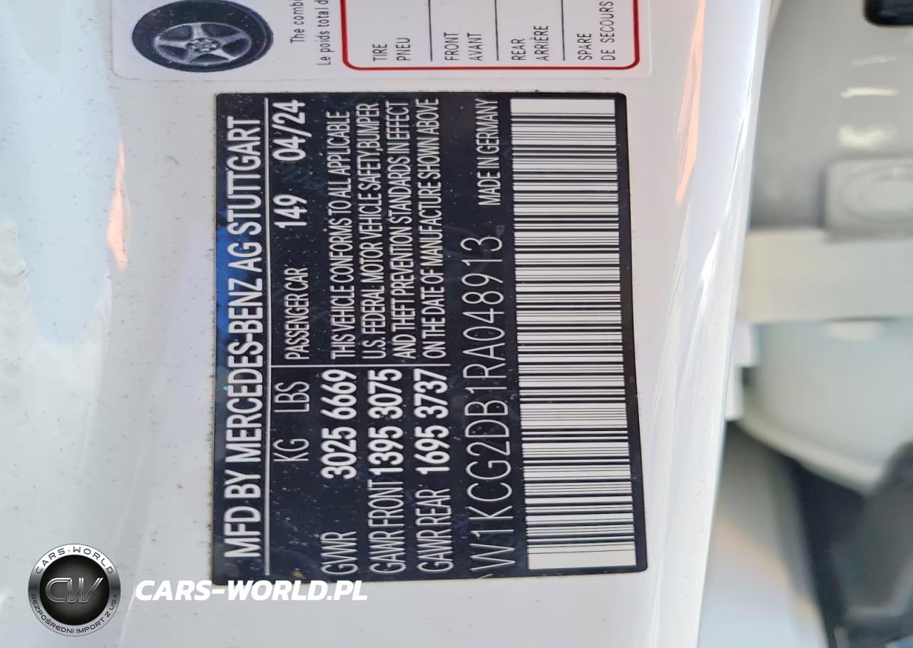 2024 Mercedes-Benz Eqs Sedan 450+ VIN:W1KCG2DB1RA048913 - 12