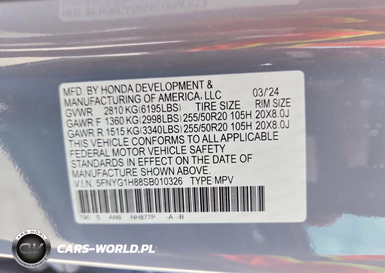 2025 Honda Pilot Elite VIN:5FNYG1H88SB010326 - 12