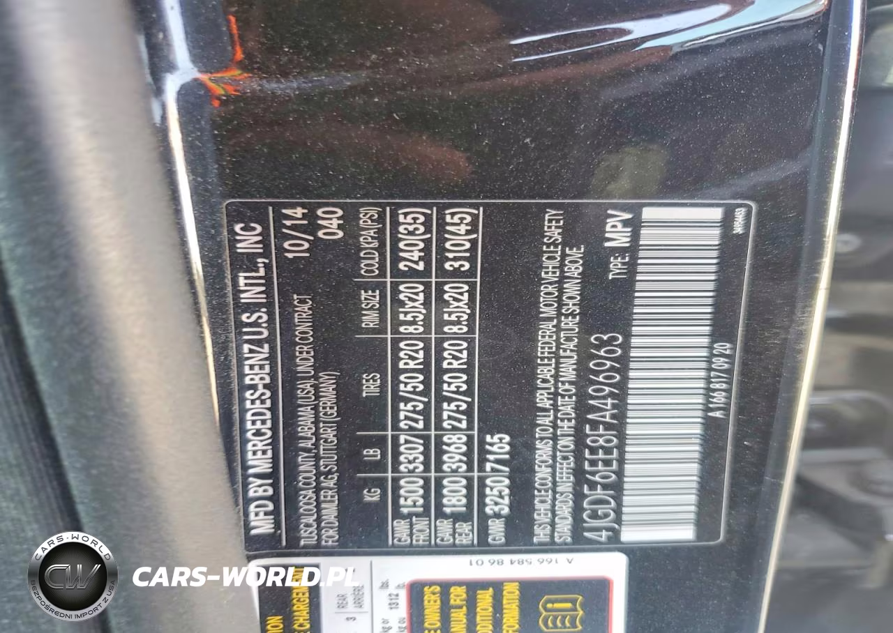 2015 Mercedes-Benz Gl 450 4Matic VIN:4JGDF6EE8FA496963 - 13