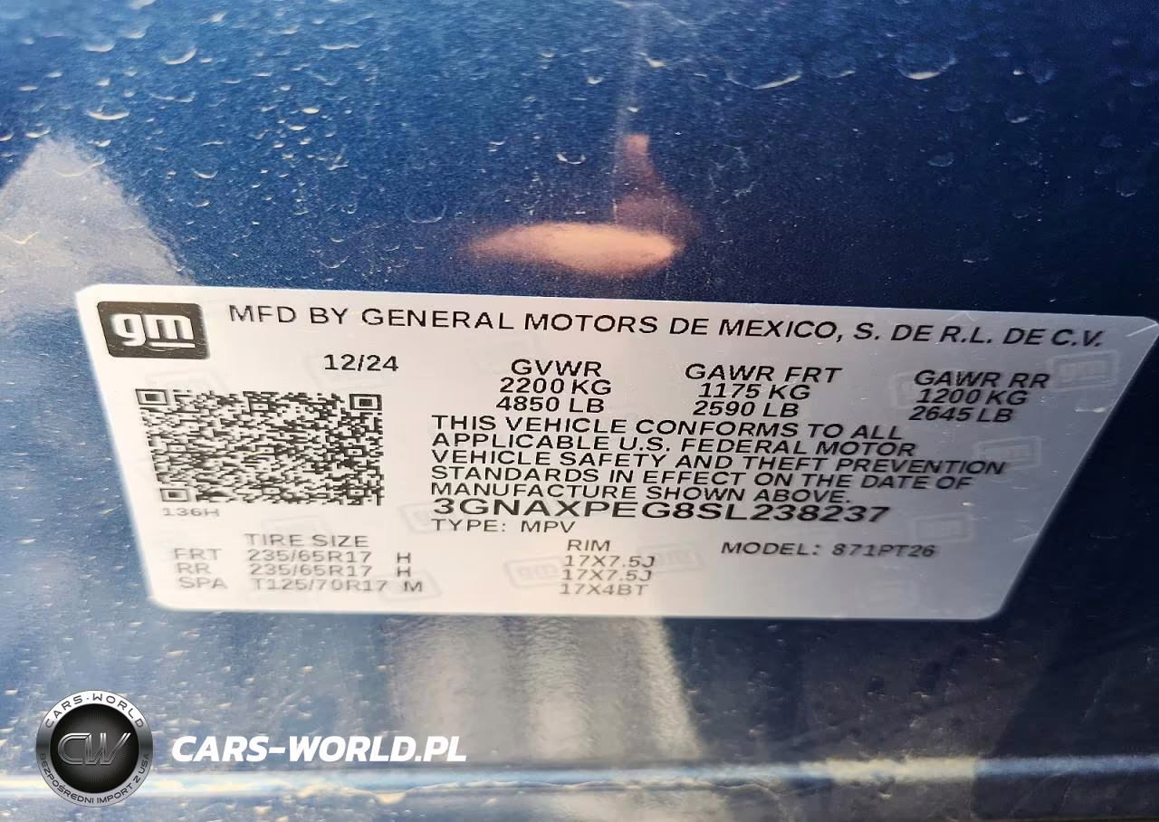 2025 Chevrolet Equinox Lt VIN:3GNAXPEG8SL238237 - 13