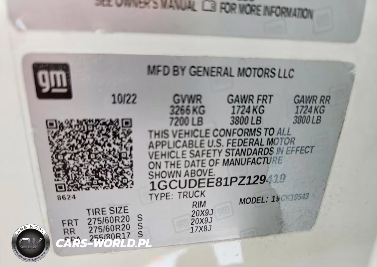 2023 Chevrolet Silverado K1500 Rst VIN:1GCUDEE81PZ129419 - 12