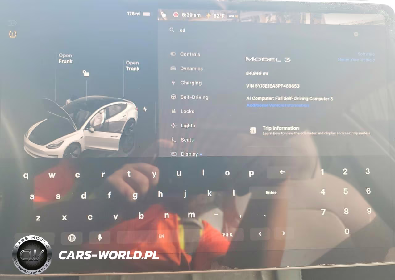 2023 Tesla Model 3 VIN:5YJ3E1EA3PF466653 - 9