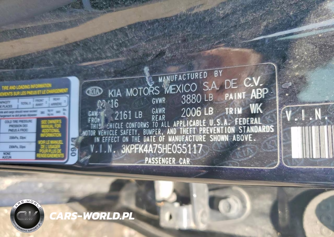 2017 Kia Forte Lx VIN:3KPFK4A75HE055117 - 12