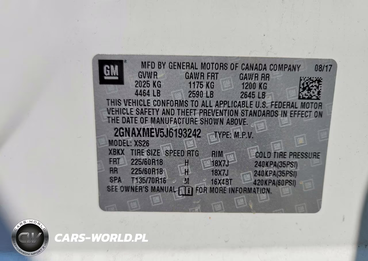 2018 Chevrolet Equinox Premier VIN:2GNAXMEV5J6193242 - 14