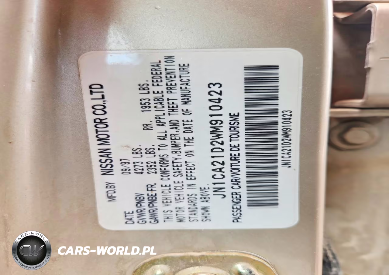 1998 Nissan Maxima VIN:JN1CA21D2WM910423 - 13